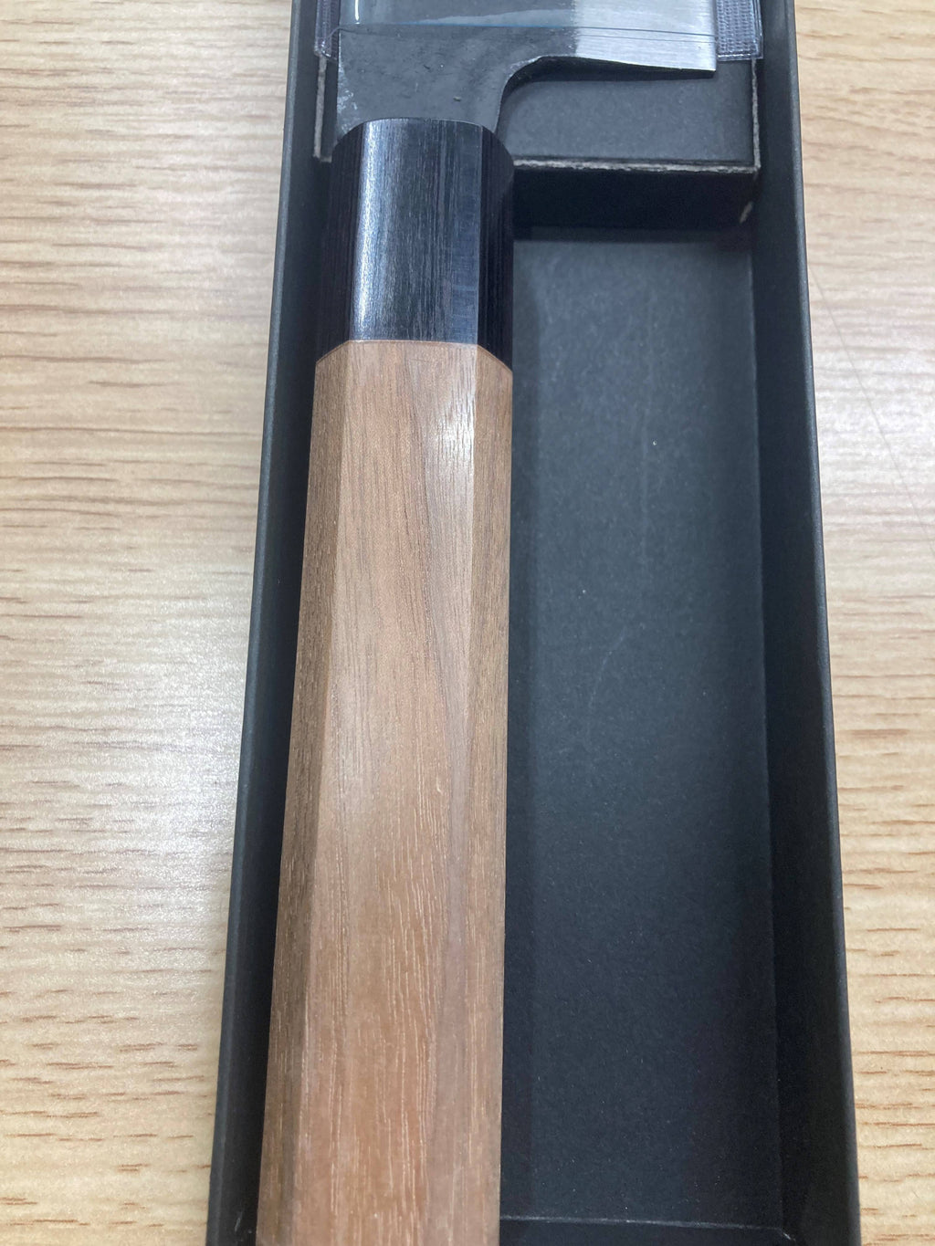 Premium Aogami Carbon Steel Bunka Chef Knife – Handmade Japanese Kitchen Knife with Rosewood Octagon Handle, Yoshida Hamono Forged Blade